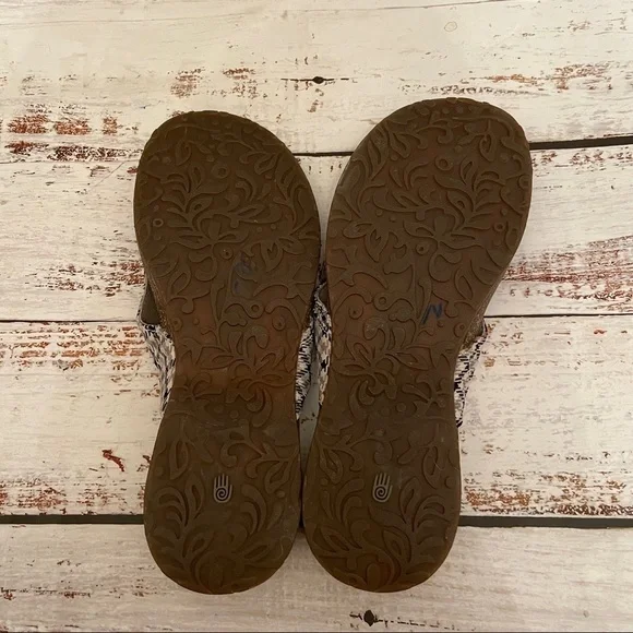 TEVA Women’s Size 7 Cork Houndstooth Flip Flops Sandals Summer Slip on shoe - Picture 6 of 11